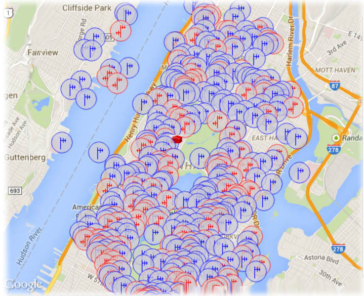 brooklyn manhattan cell tower radiation central park anennas cell phone towers